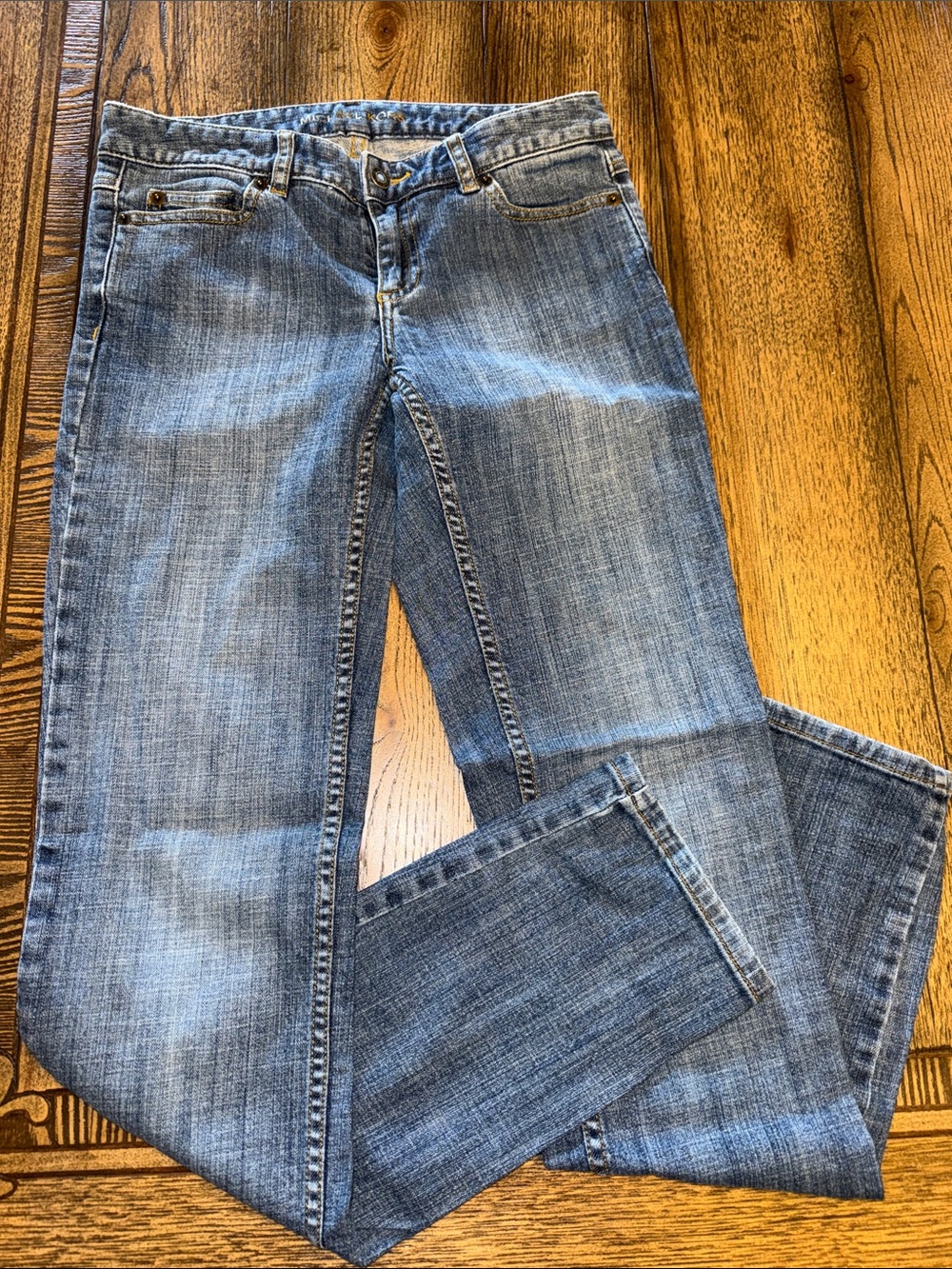 Michael Kors Light Blue Boot-Cut Jeans